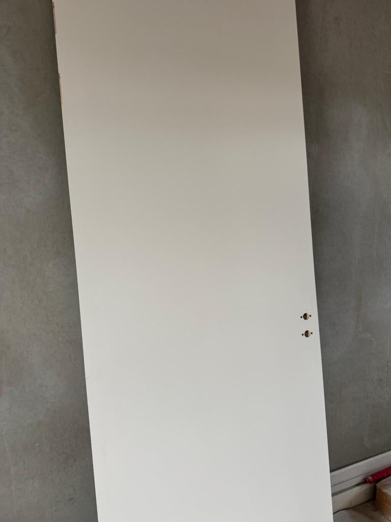 Stompe binnendeur wit nieuw, Ophalen, Binnendeur, 200 tot 215 cm