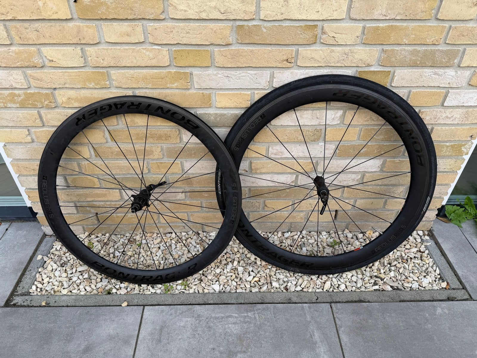 Bontrager Aeolus Pro 5 Carbon Wielset 11s Shimano, Wiel, Gebruikt, Ophalen of Verzenden, Racefiets