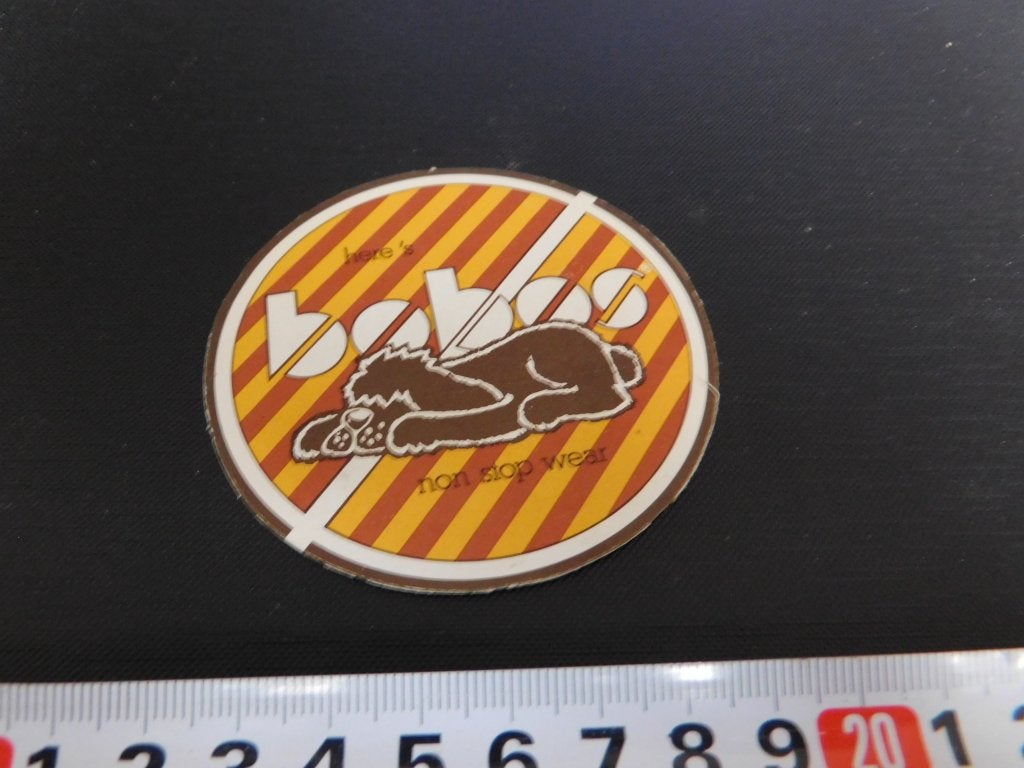 sticker here's BOBOS non stop wear, Ophalen, Zo goed als nieuw