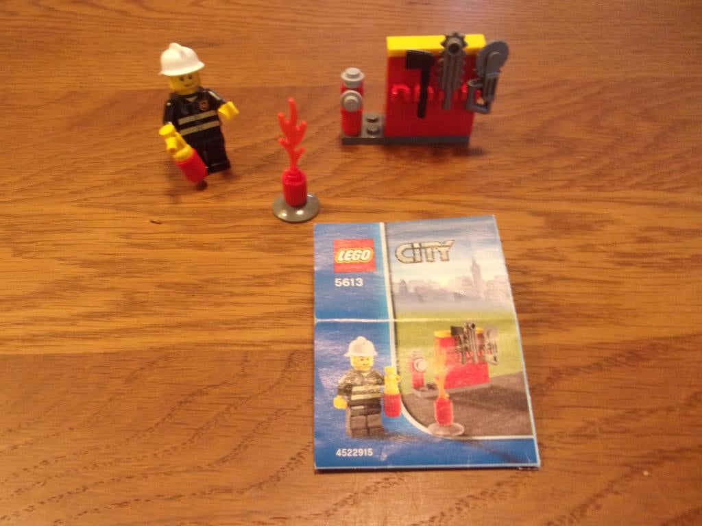 Lego Town  5613-1 Firefighter uit 2008, Ophalen of Verzenden, Gebruikt, Complete set, Lego