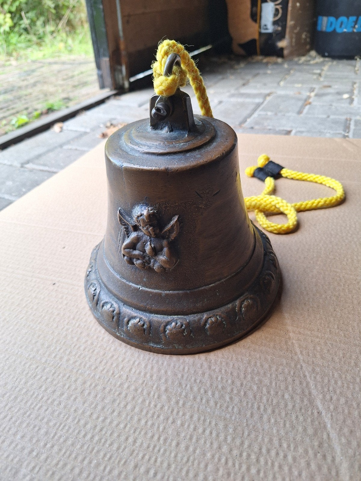 Scheepsbel, 19cm, Antiek en Kunst, Ophalen of Verzenden, Brons