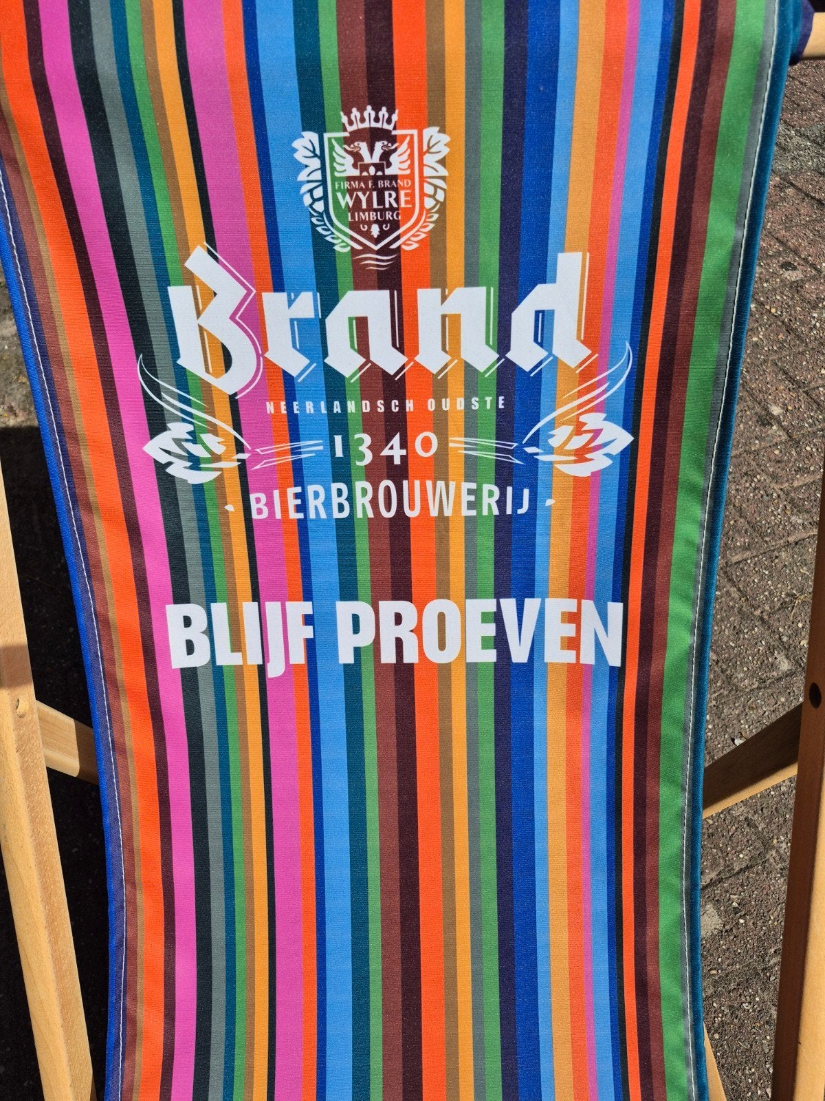 Ongebruikte Brand Bier strandstoel - Top item verzameling, Ophalen, Nieuw, Hout, Verstelbaar