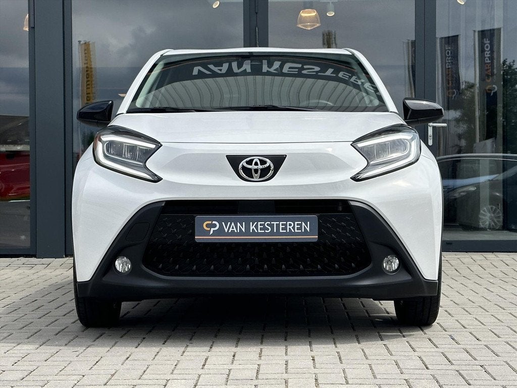 TOYOTA Aygo X 1.0 VVT-i Automaat | Cam. | Carplay | Clima |, Stof, Gebruikt, 4 stoelen, Wit