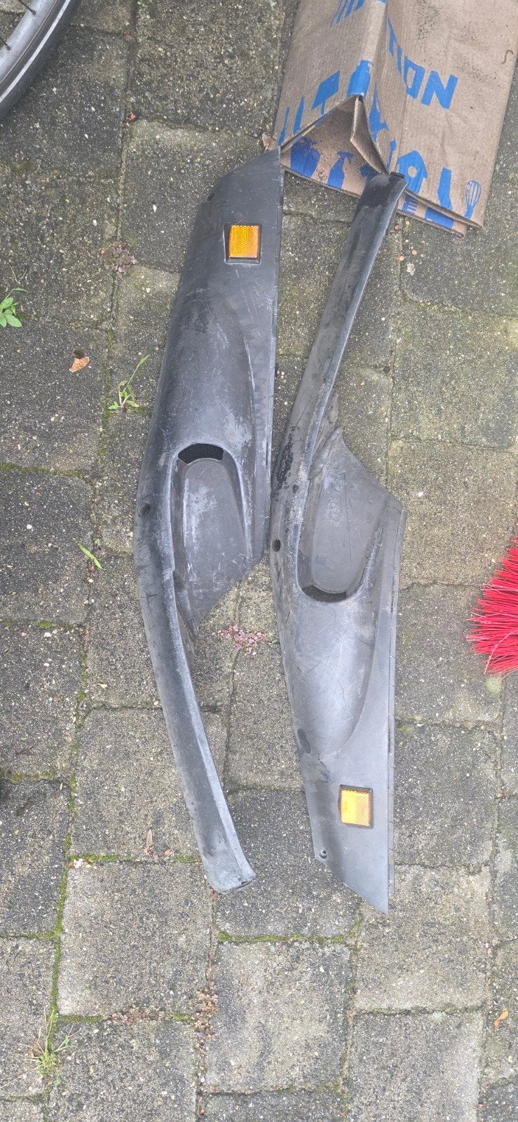 Zip Type 3 Zijkappen - Gebruikt, Ophalen of Verzenden, Gebruikt, Kap, Piaggio