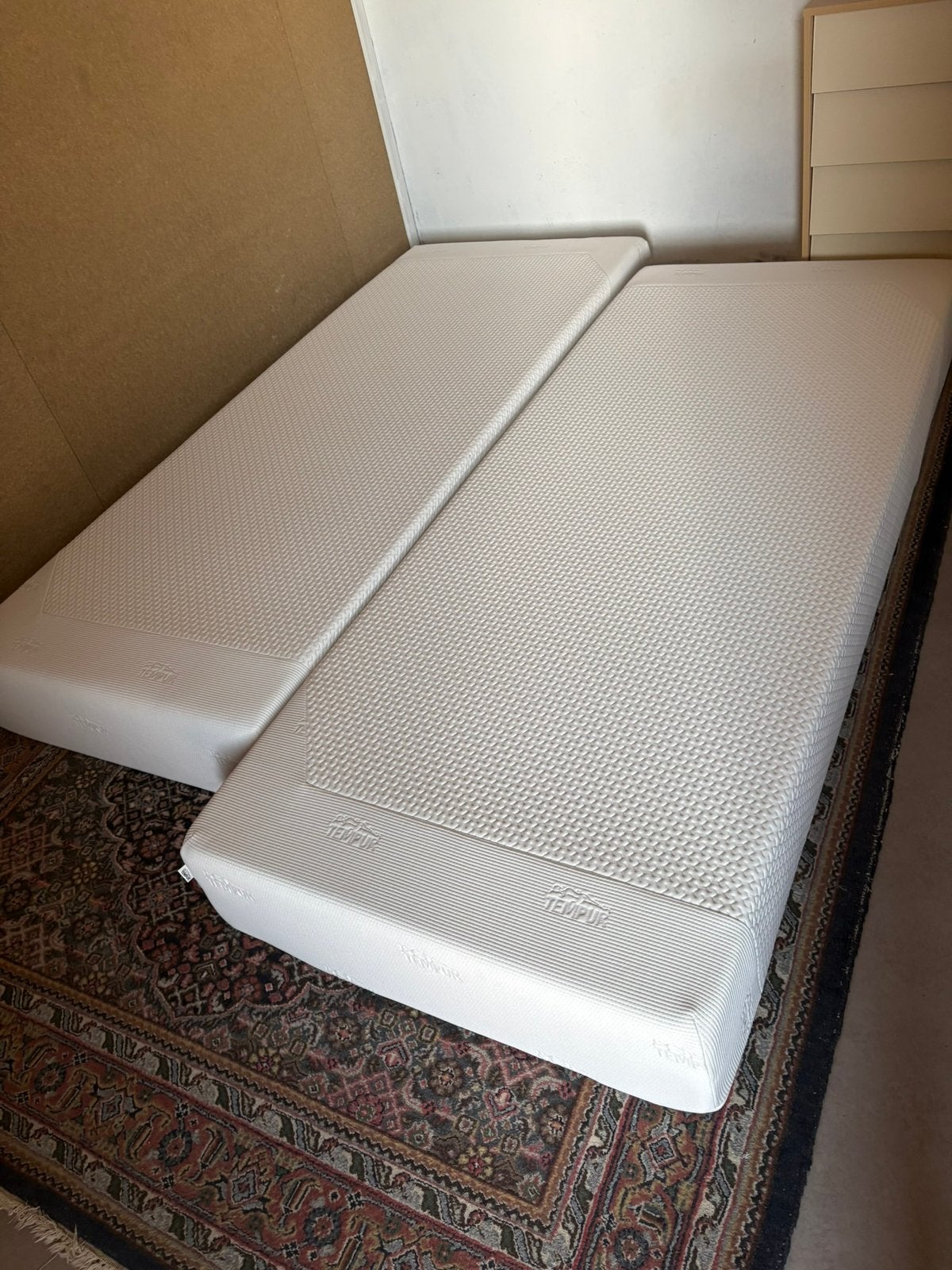Tempur sensation 80 x200x21, Ophalen, Zo goed als nieuw, Eenpersoons, 80 cm