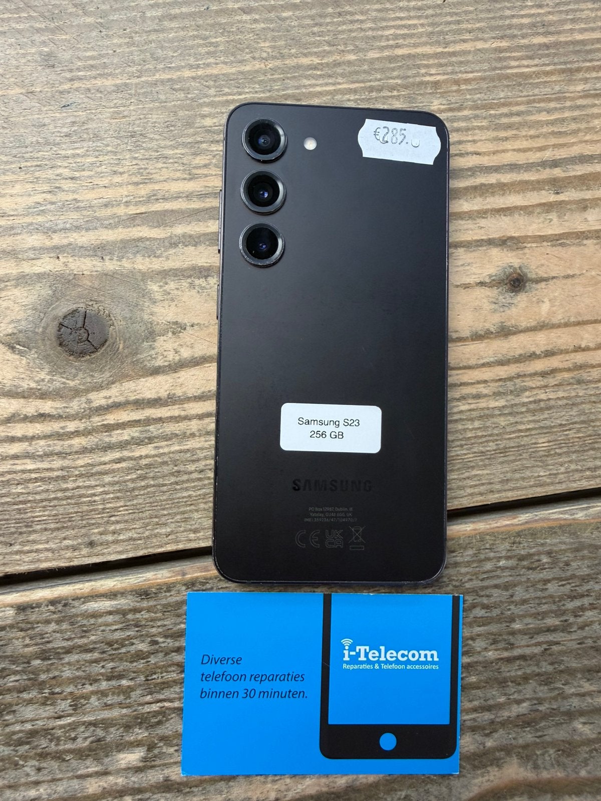 Samsung galaxy s23 black 256 GB met garantie, Telecommunicatie, Mobiele telefoons | Toebehoren en Onderdelen, Ophalen of Verzenden