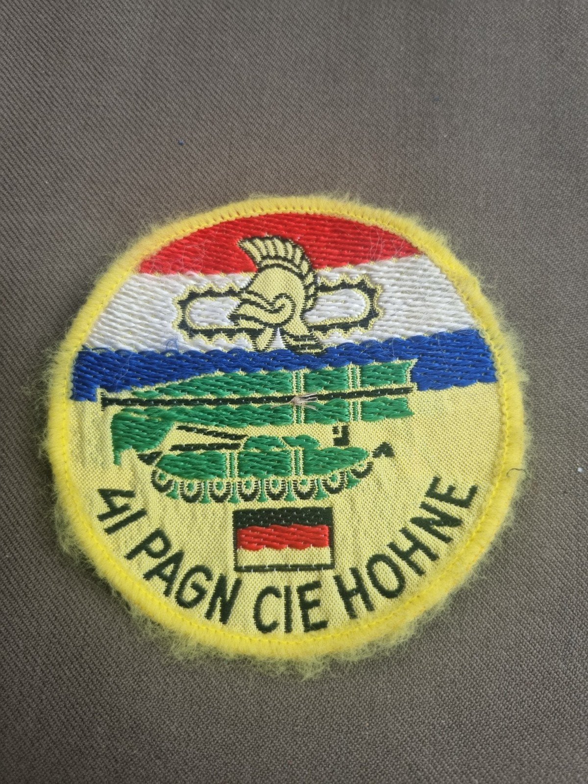 Badge 41 PAGN CIE HOHNE, Verzamelen, Militaria | Algemeen, Ophalen of Verzenden, Landmacht, Nederland, Embleem of Badge