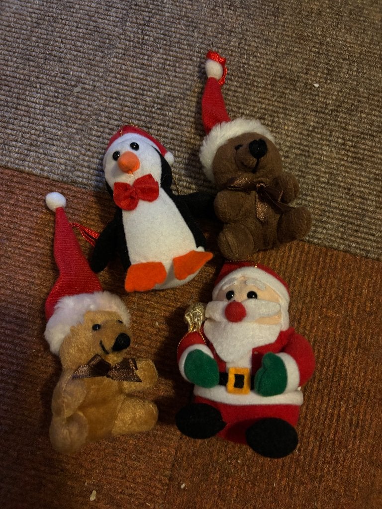 4 kleine kerst hangers, Ophalen