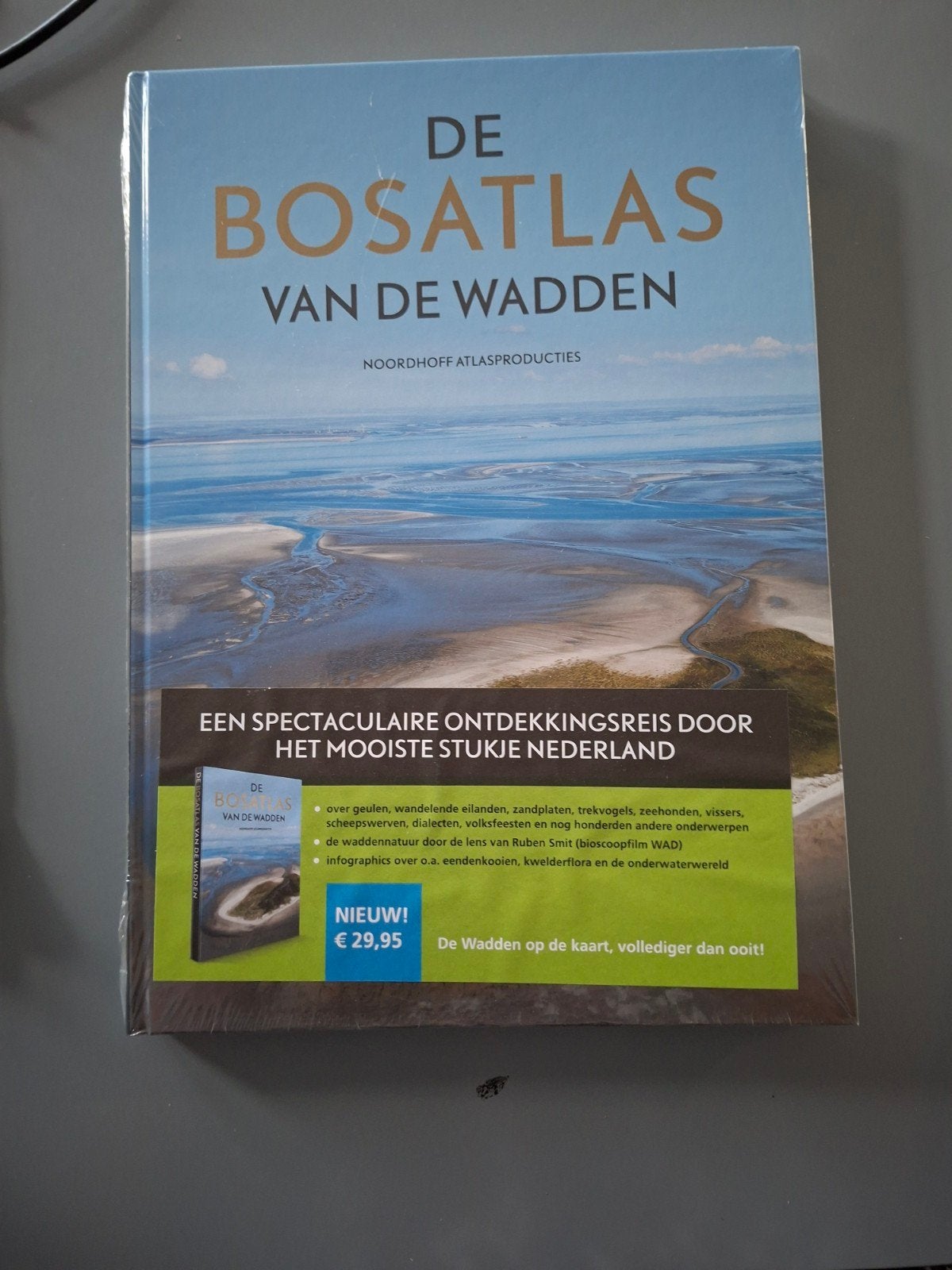 De Bosatlas van de Wadden - Noordhoff nieuw in folie, Boeken, Bosatlas, 2000 tot heden, Ophalen of Verzenden, Zo goed als nieuw