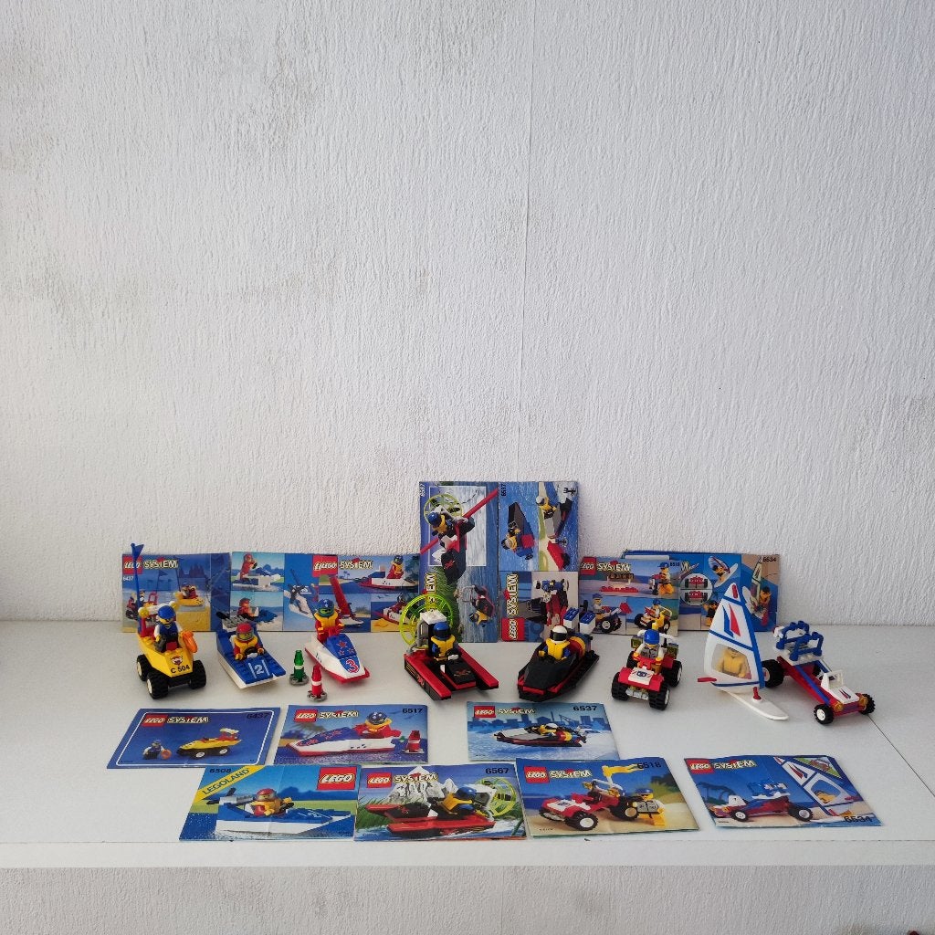 Lego Aqua Racing Bundle: 6567, 6537, 6534, 6437, 6517 + more, Inclusief instructies, Lego, Ophalen of Verzenden, Zo goed als nieuw