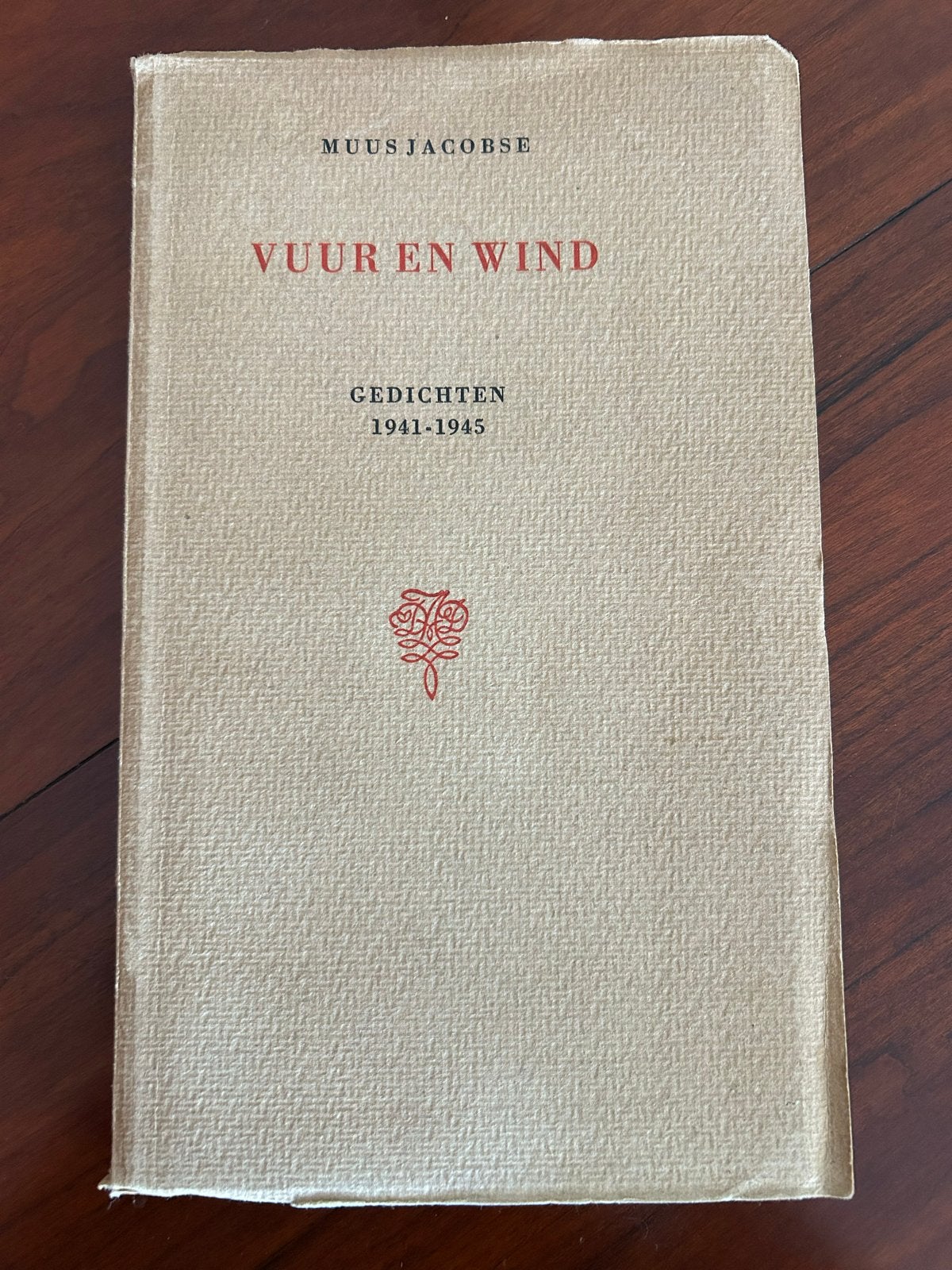 Gedichtenbundel Muus Jacobse - Vuur en Wind (2e druk), Boeken, Ophalen of Verzenden, Zo goed als nieuw, Eén auteur