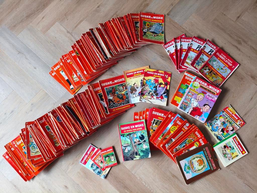 Grote collectie Suske en Wiske stripboeken en meer, Boeken, Stripboeken, Meerdere stripboeken, Ophalen of Verzenden, Gelezen