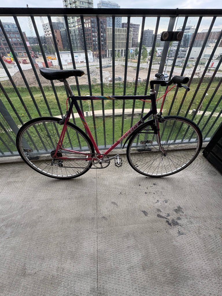 Vintage Peugeot racefiets 58cm - Shimano 600, Gebruikt, Staal, 57 tot 61 cm, Ophalen