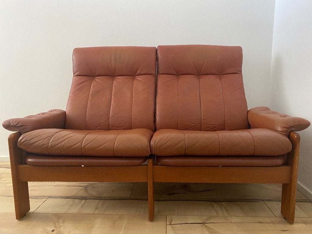 Vintage Design Skippers Møbler 2-Zits bank jaren 60, Huis en Inrichting, Ophalen, Gebruikt, Vintage Design Denemarken jaren 60