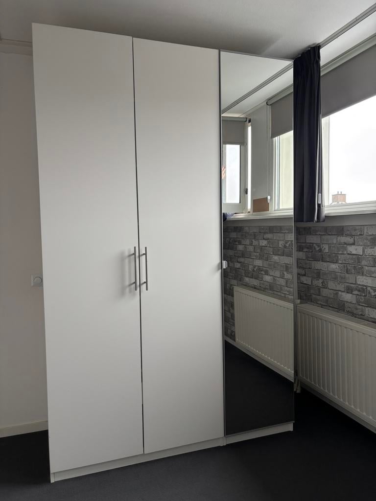 1 spiegeldeur 50x229 cm, Ophalen, Gebruikt, 50 tot 100 cm, Minder dan 25 cm