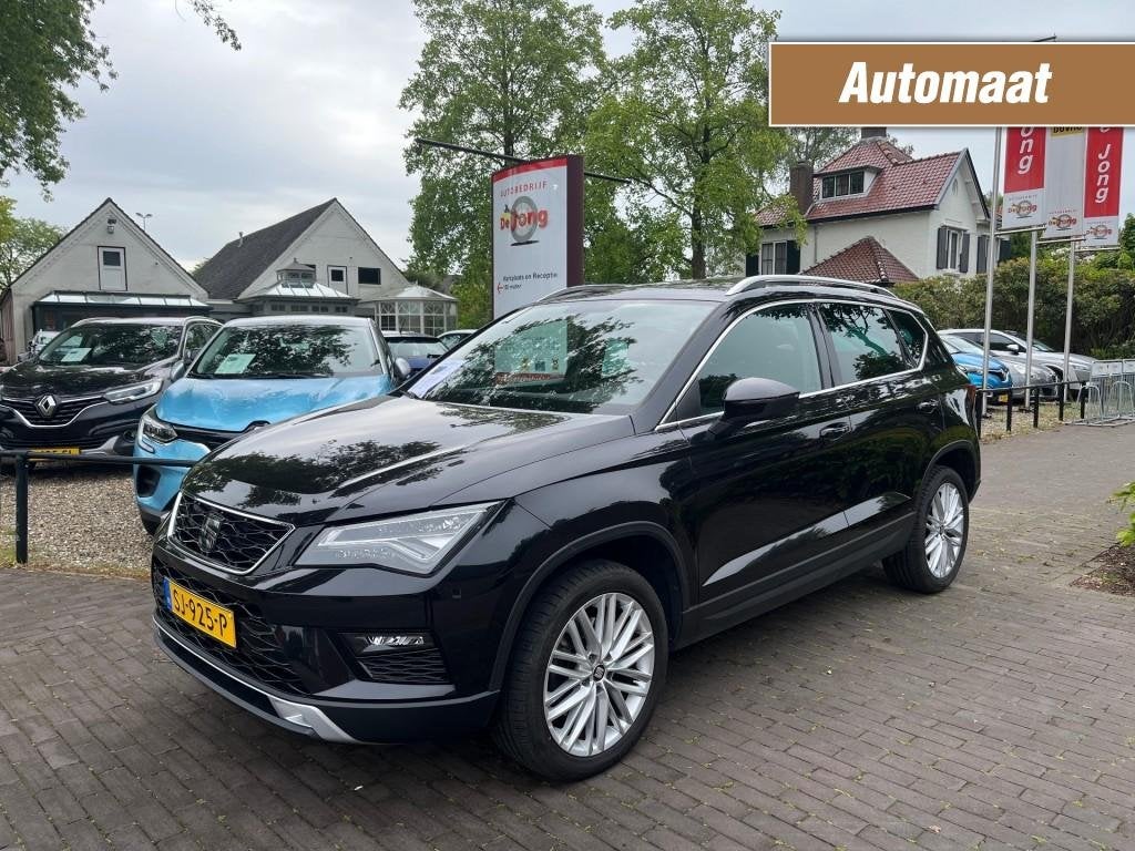 Seat ATECA 1.4 ECOTSI XCELLENCE AUTOMAAT 150PK / SCHUIFDAK /, Auto's, Seat, Gebruikt, 4 cilinders, 150 pk, Zwart