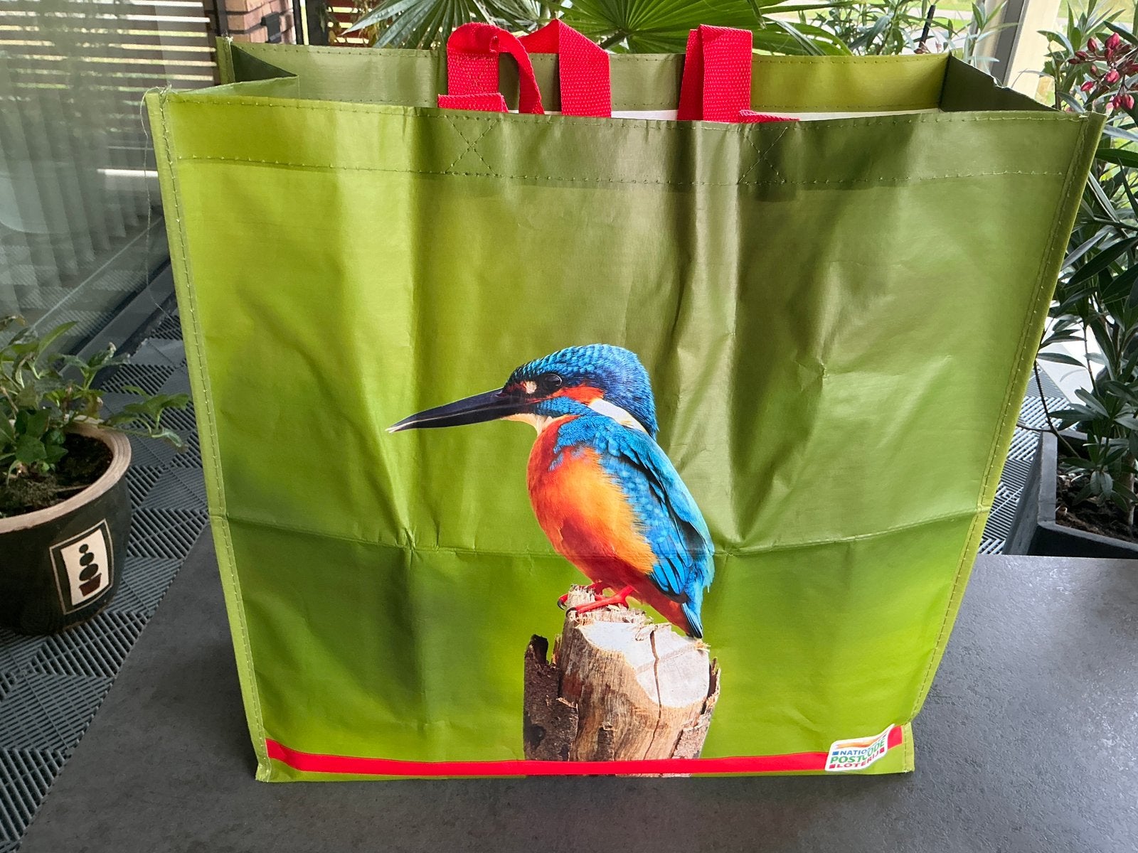 Grote Boodschappentas Postcodeloterij met IJsvogel (, Ophalen of Verzenden, Zo goed als nieuw