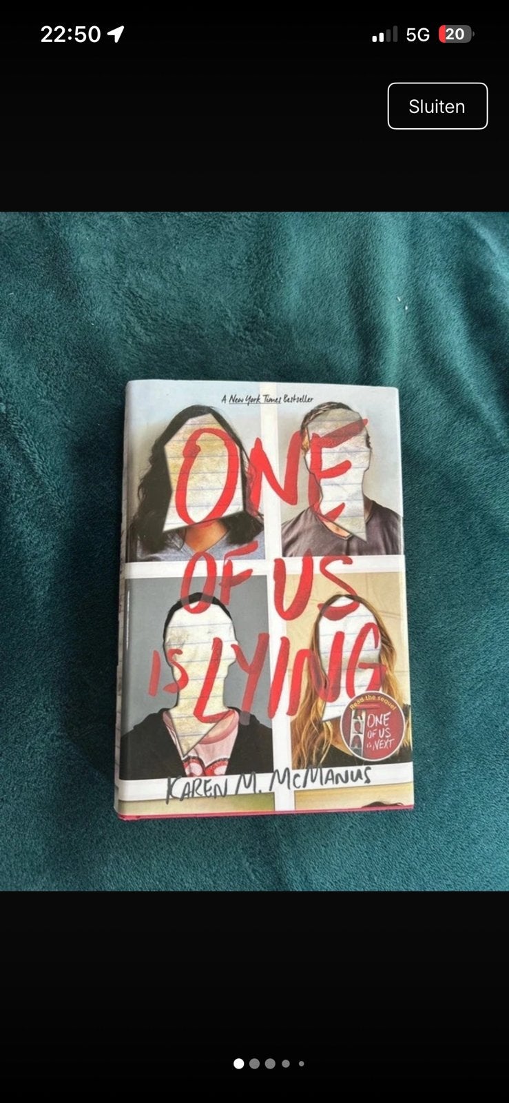 One of us is lying boek Engels, Ophalen of Verzenden, Gelezen