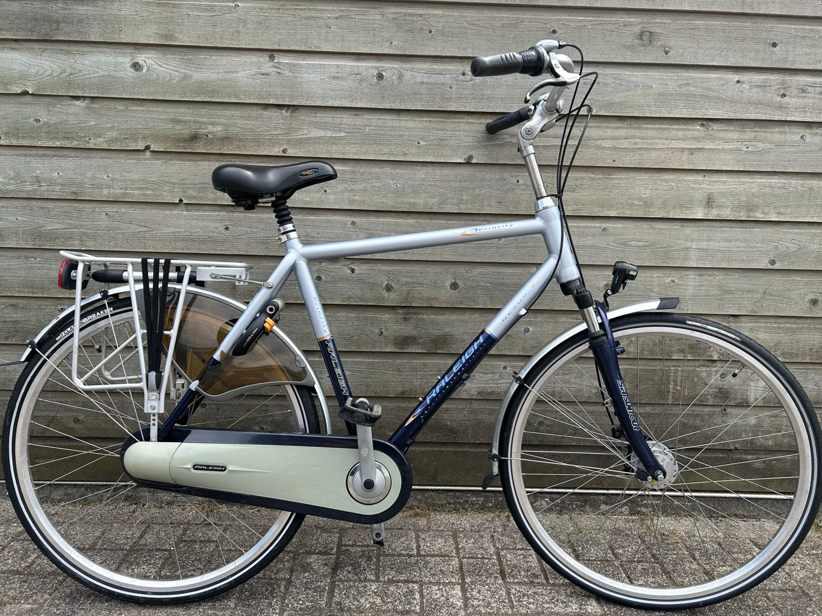Herenfiets Raleigh Prority 28 inch, Fietsen en Brommers, Fietsen | Heren | Herenfietsen, Zo goed als nieuw, 57 tot 61 cm, Versnellingen