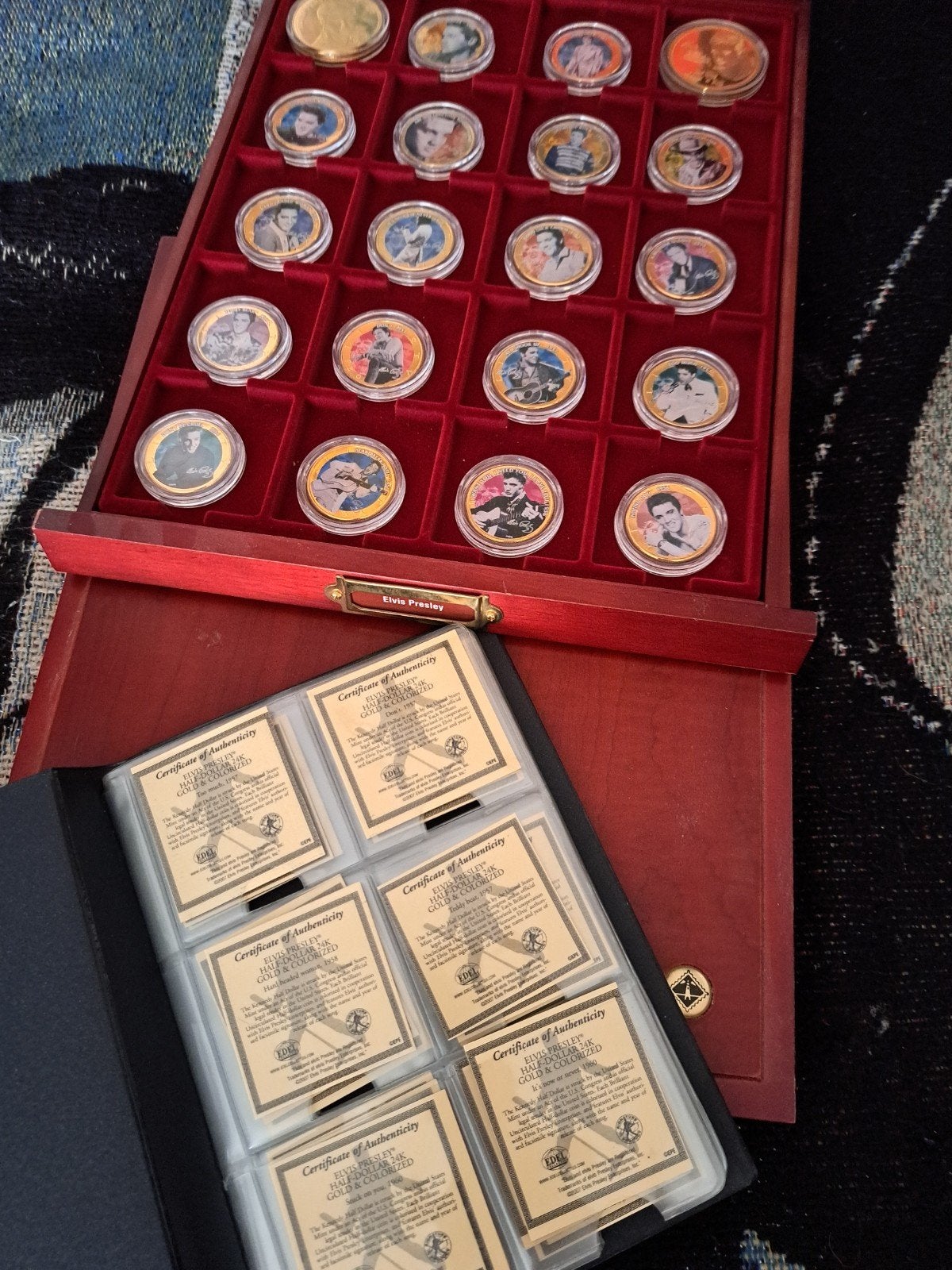 elvis presley munte 20 stuks met certificate, Ophalen, Nederland, Munten
