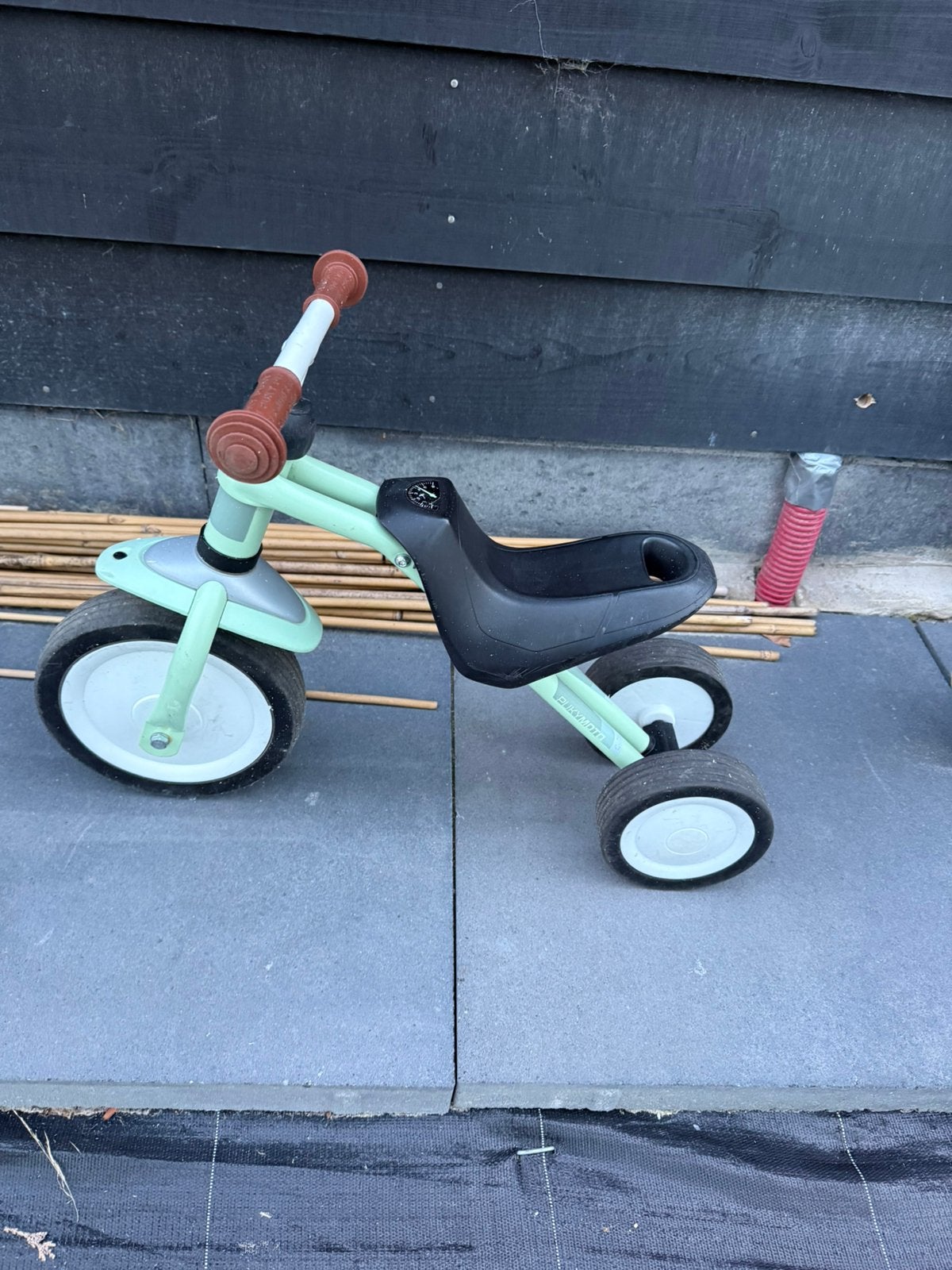Pukymoto loopfiets pastel groen, Kinderen en Baby's, Ophalen of Verzenden, Gebruikt, Loopfiets
