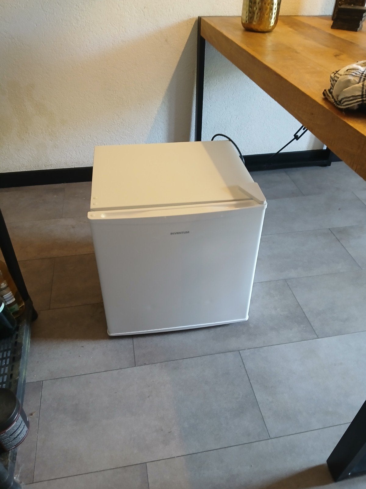 Compacte Inventum koelkast met vriesvak, Ophalen, Gebruikt, Minder dan 75 liter, Met vriesvak