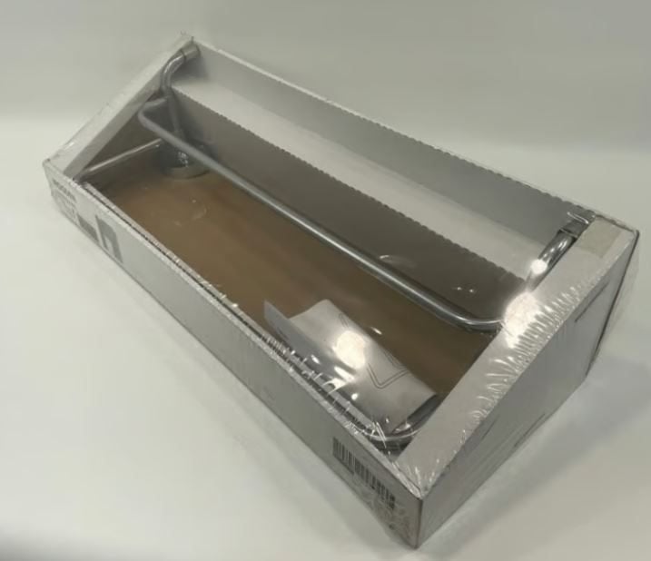 Ikea Mogden Handdoekstang, RVS, Huis en Inrichting, Badkamer | Badtextiel en Accessoires, Ophalen of Verzenden, Nieuw, Grijs, Handdoekenrek