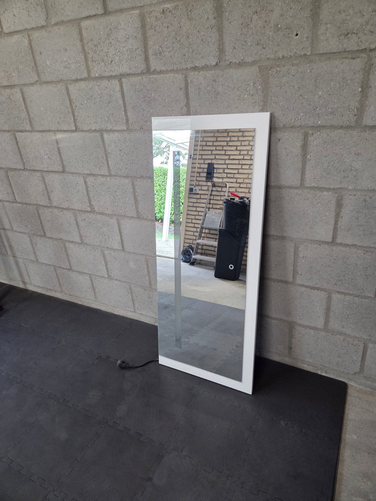 Badkamerspiegel met verlichting 120 x 50 cm, Huis en Inrichting, Ophalen, Gebruikt, 100 tot 125 cm, Minder dan 100 cm