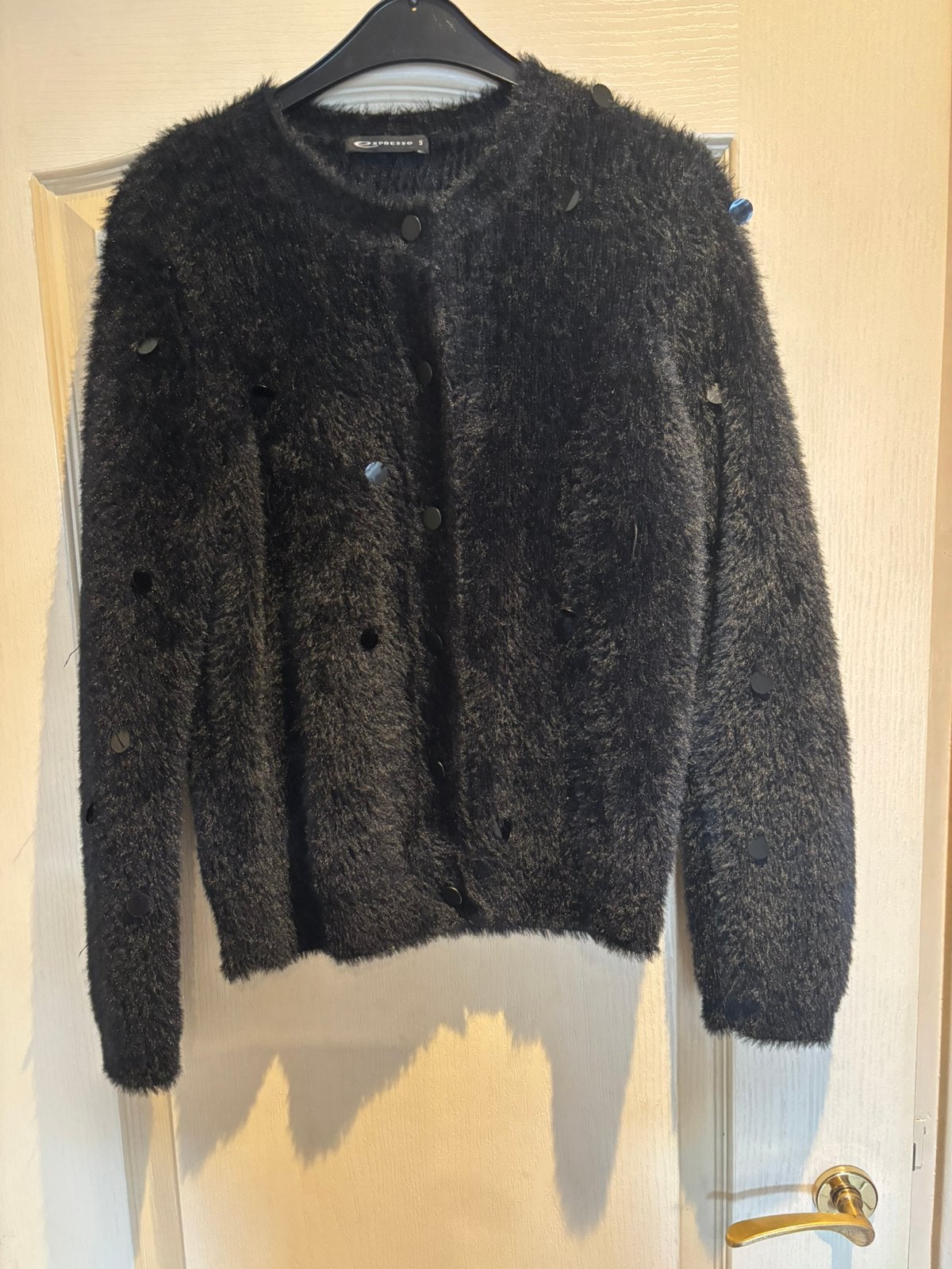 Super mooi zwart Fluffy vest maat S van Expresso, Ophalen of Verzenden, Zo goed als nieuw, Maat 38/40 (M), Zwart