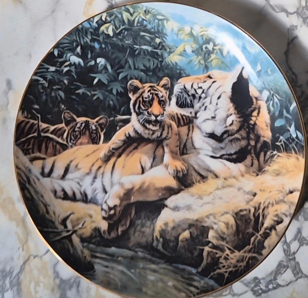 Franklin Mint Royal Doulton 'Basking in the Sun' sierbord, Antiek en Kunst, Ophalen of Verzenden