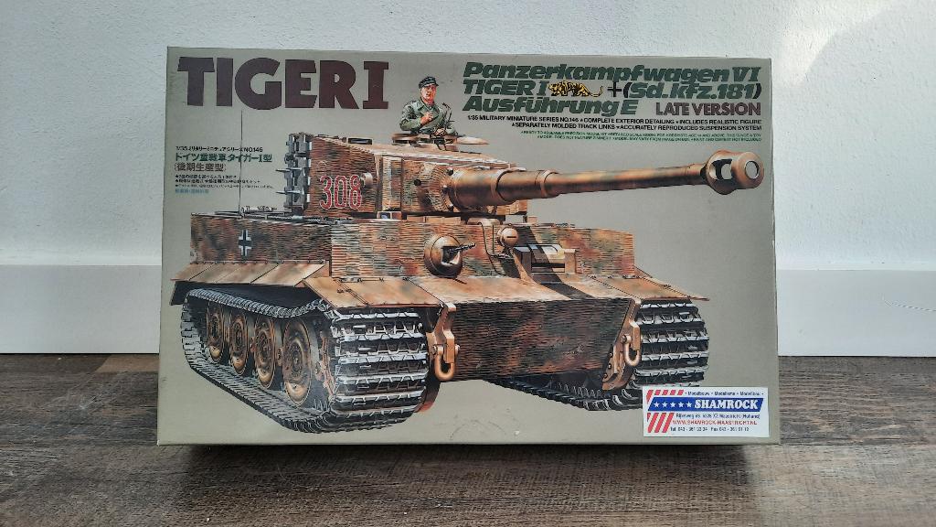 Tamiya 35146  Pz.Kpfw.VI Ausf.E Sd.Kfz.181 Tiger I Bouwmodel, Hobby en Vrije tijd, Modelbouw | Auto's en Voertuigen, Nieuw, Tank