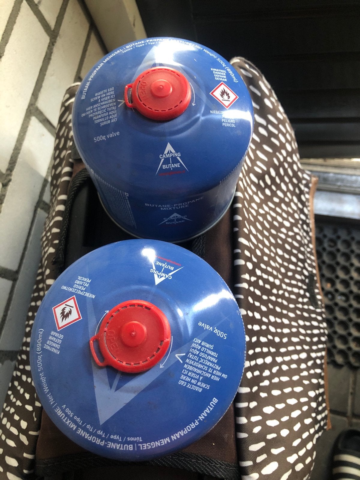 Campingaz Butaan-Propaan Gasflessen 500g, Caravans en Kamperen, Kampeeraccessoires, Ophalen, Nieuw