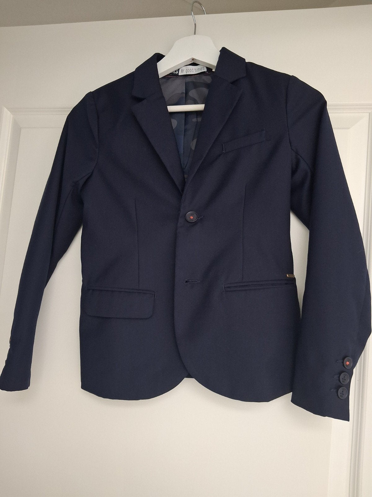 CKS colbert jongen  blauw maat 10(140), Ophalen of Verzenden, Zo goed als nieuw, Jongen, Jas