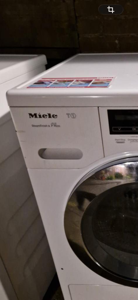 Miele T1 Warmtepompdroger - PerfectDry, EcoFeedback, Witgoed en Apparatuur, Wasdrogers, Zo goed als nieuw, Condens, Voorlader