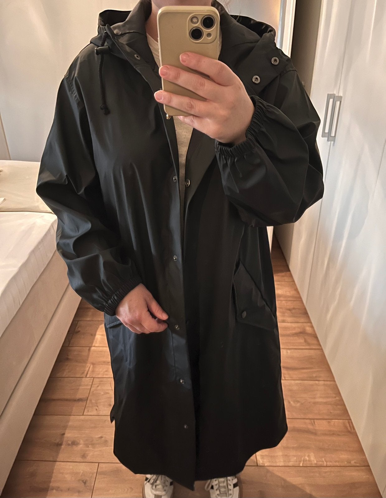 Rubberen regenjas zwart ASOS, Ophalen of Verzenden, Nieuw, Regenjas, Dames