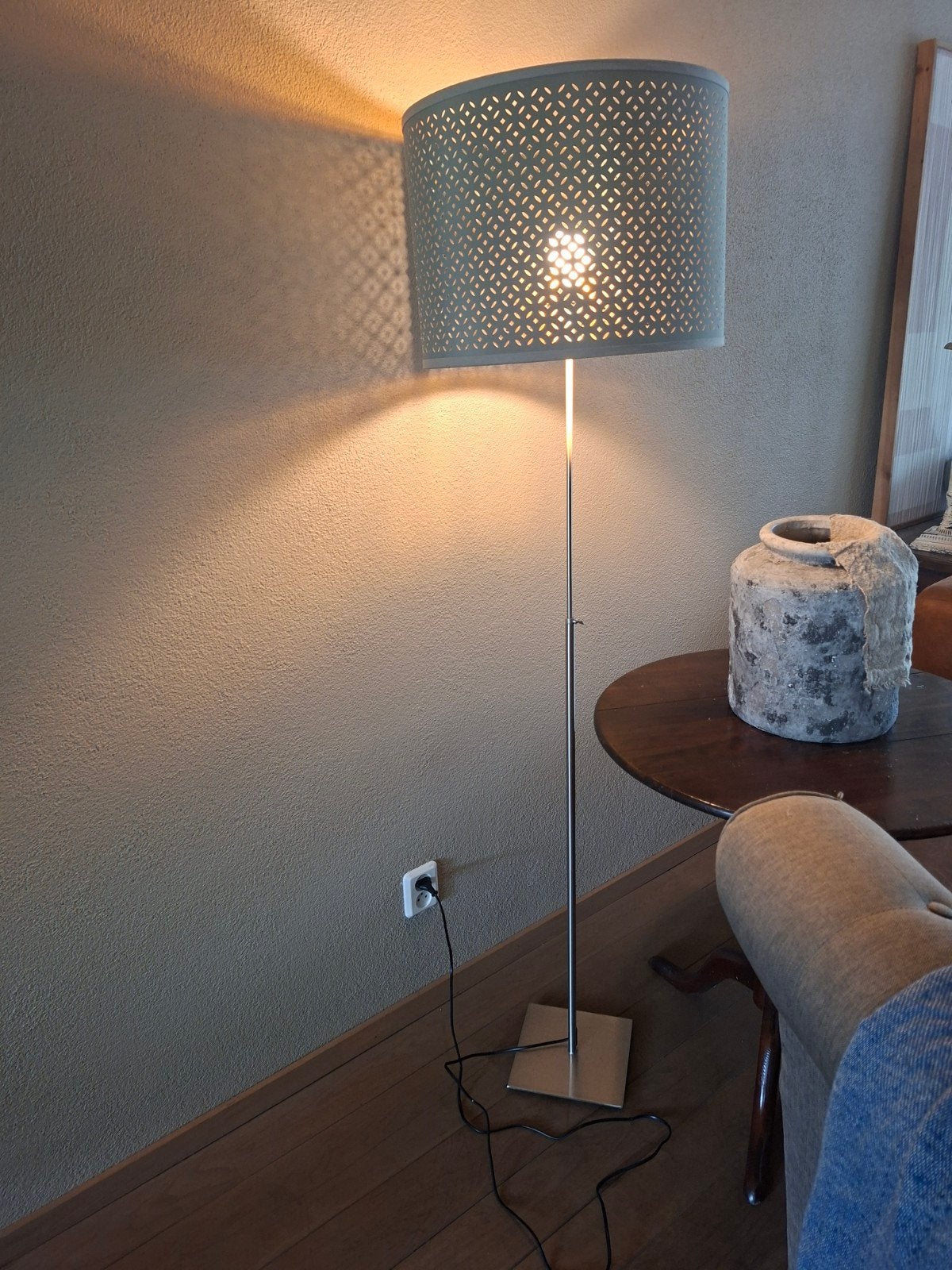 vloerlamp, Ophalen, Zo goed als nieuw, Metaal, 150 tot 200 cm