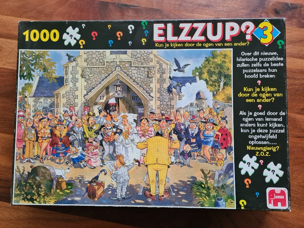 De mooiste dag van je leven.            Puzzel., Ophalen of Verzenden, 500 t/m 1500 stukjes, Nieuw, Legpuzzel