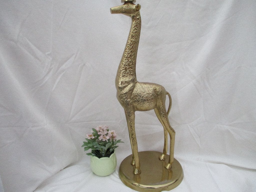 Messing Giraffe voor bijzettafeltje,v.a 50,00e, Ophalen, Brons
