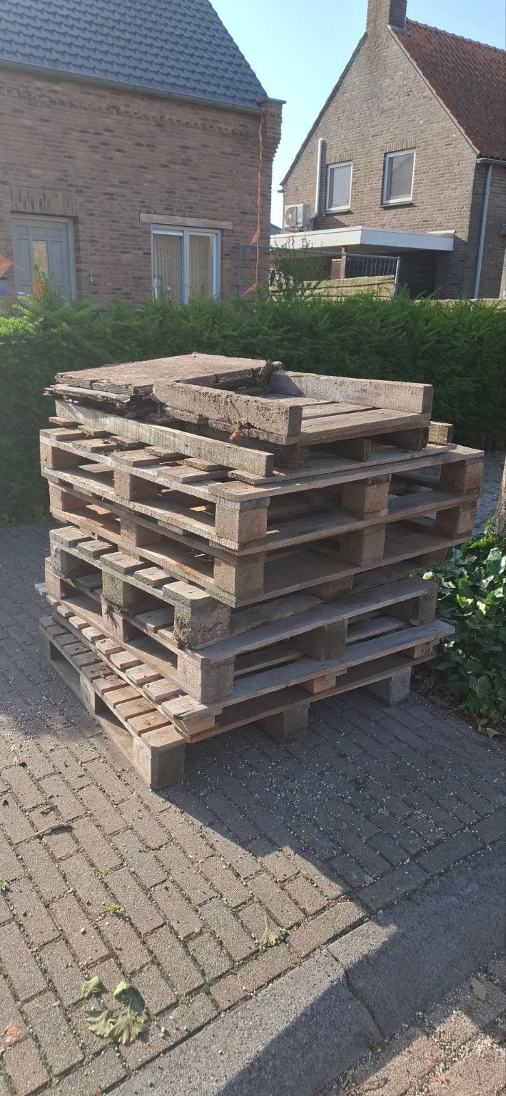 Pallets voor stookhout of kampvuur - Assen, Ophalen, Gebruikt