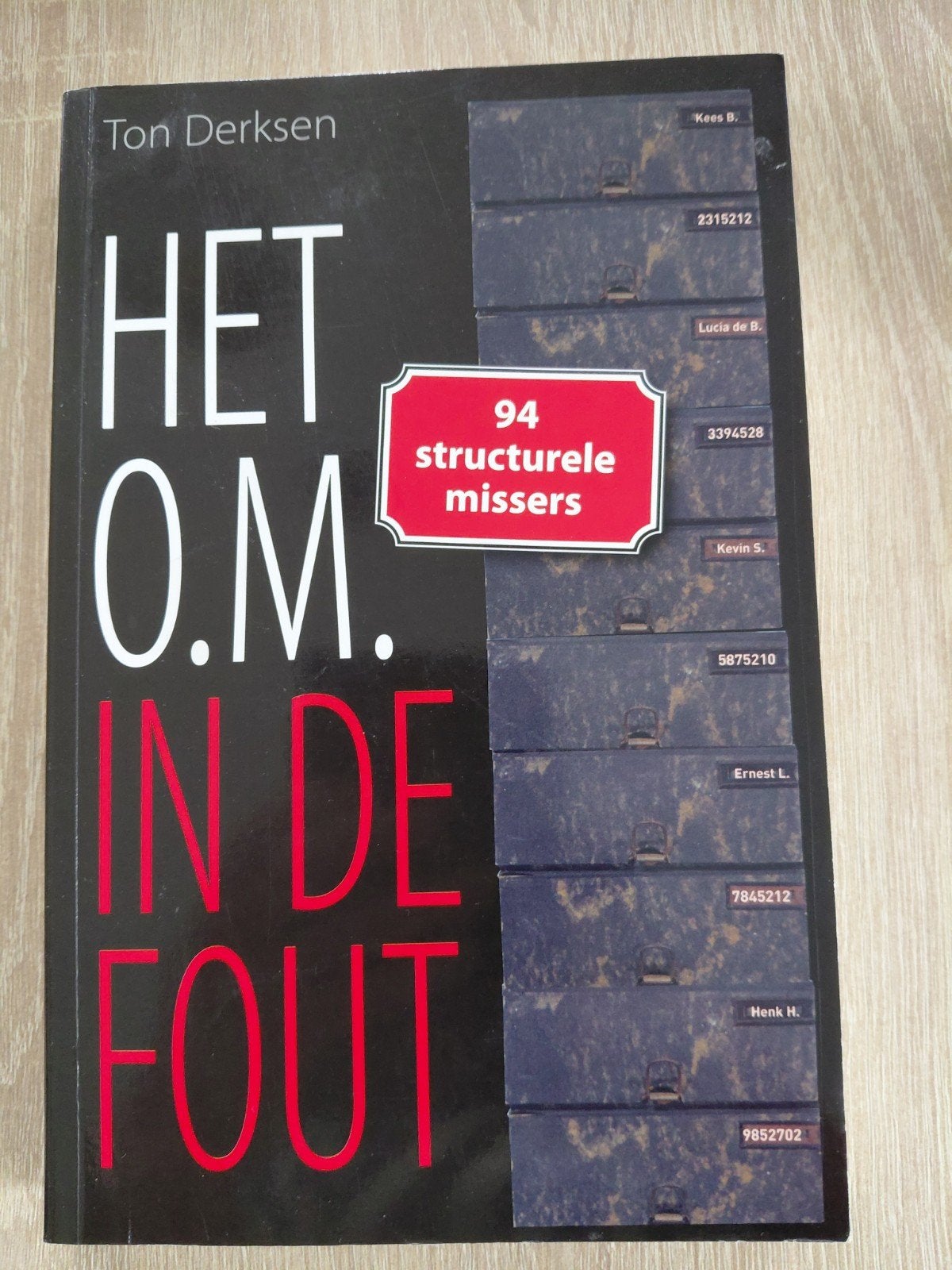 Ton Derksen - Het O.M. in de fout, Sociale wetenschap, Ton Derksen, Ophalen of Verzenden, Zo goed als nieuw