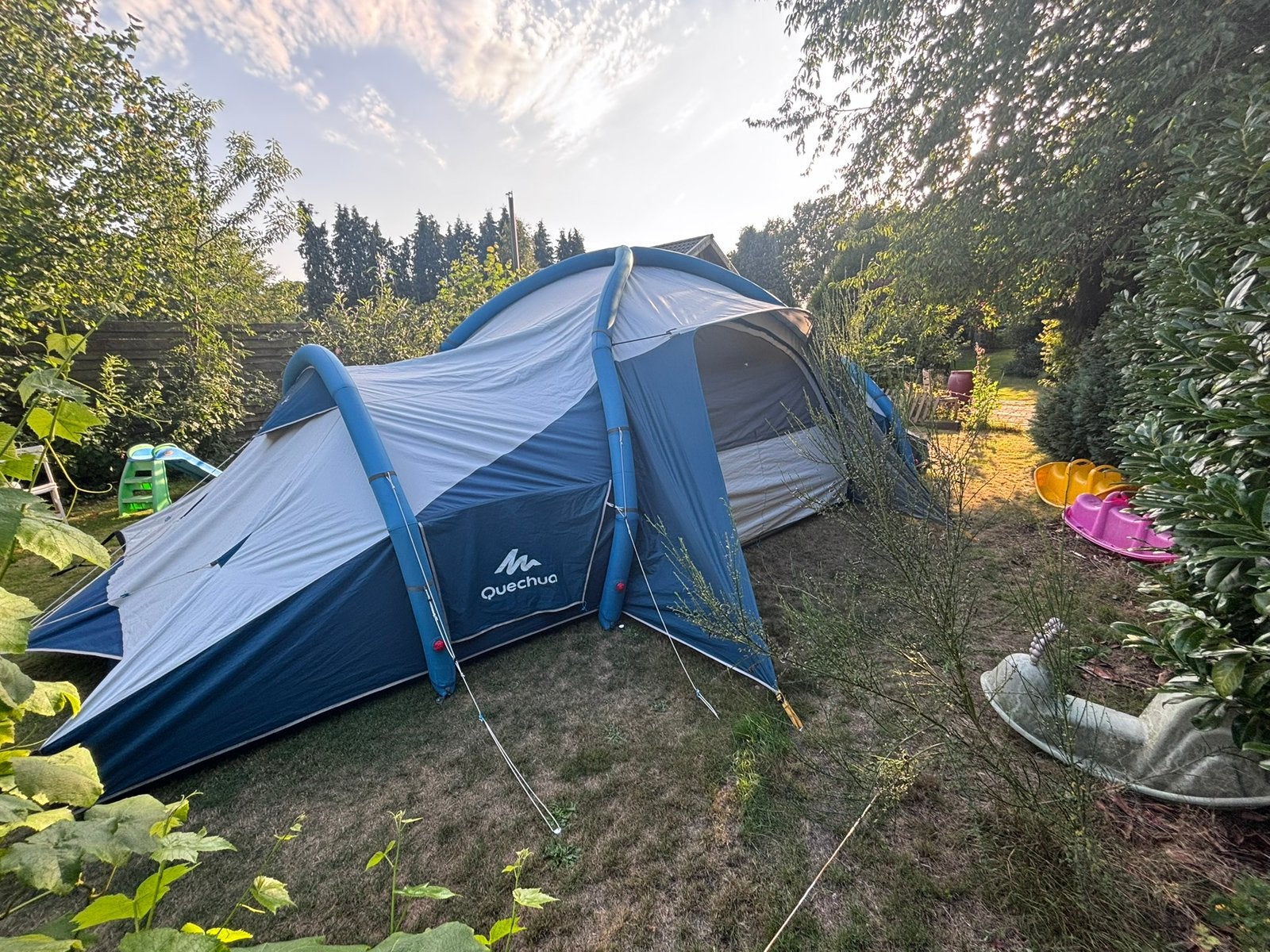 Quechua 8.4 Opblaasbare tent 8 personen, Air Seconds 8.4, Ophalen, Gebruikt, Meer dan 6