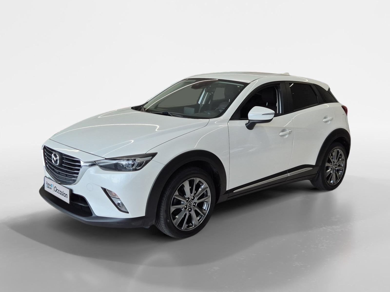 Mazda CX-3 2.0 SkyActiv-G 120 GT-Luxury | Automaat | Climate, Auto's, Mazda, 4 cilinders, Wit, Leder, Automatische klimaatregeling