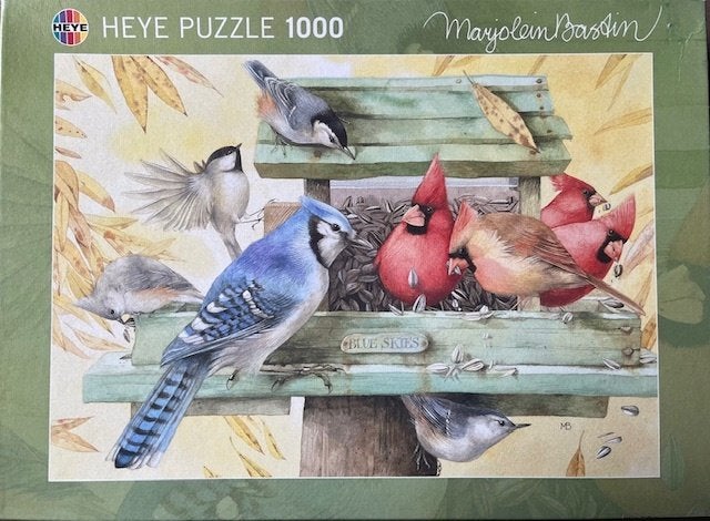 birds, Hobby en Vrije tijd, Ophalen of Verzenden, 500 t/m 1500 stukjes, Zo goed als nieuw, Legpuzzel