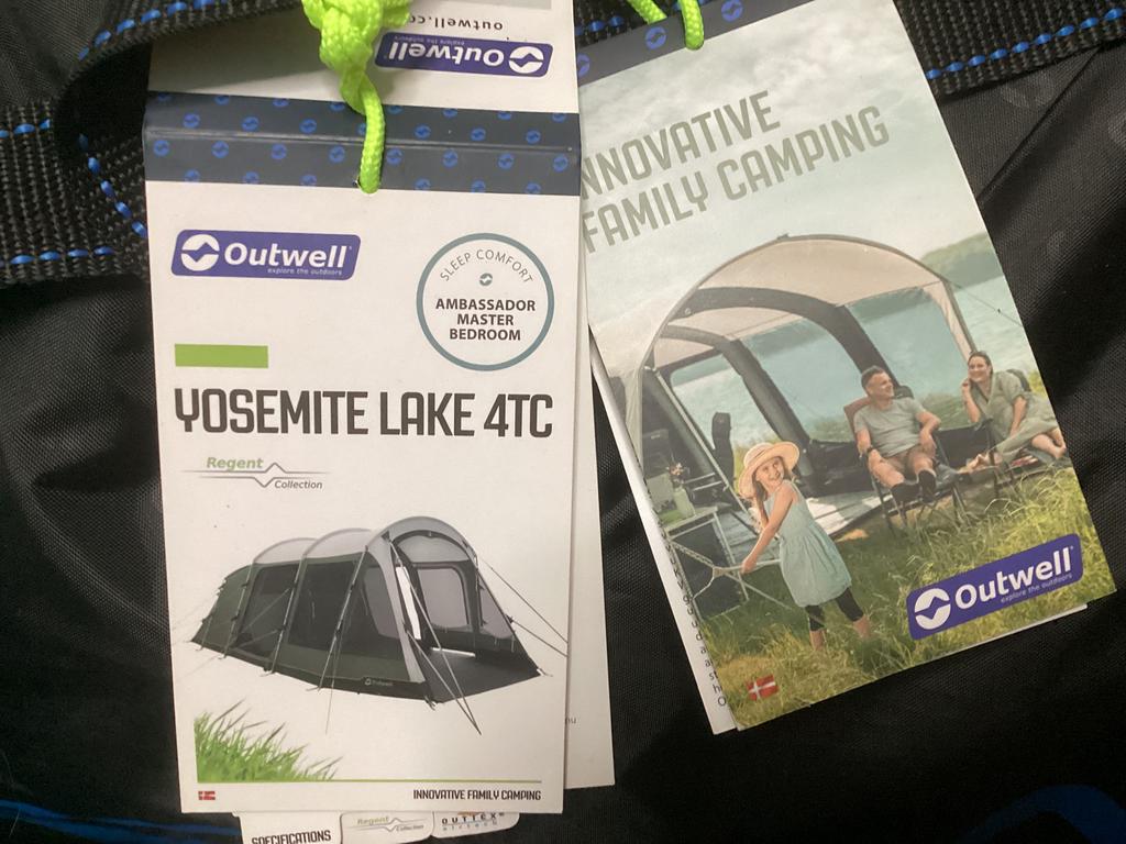 Outwell yosemite lake 4tc, Ophalen, Nieuw, Tot en met 4