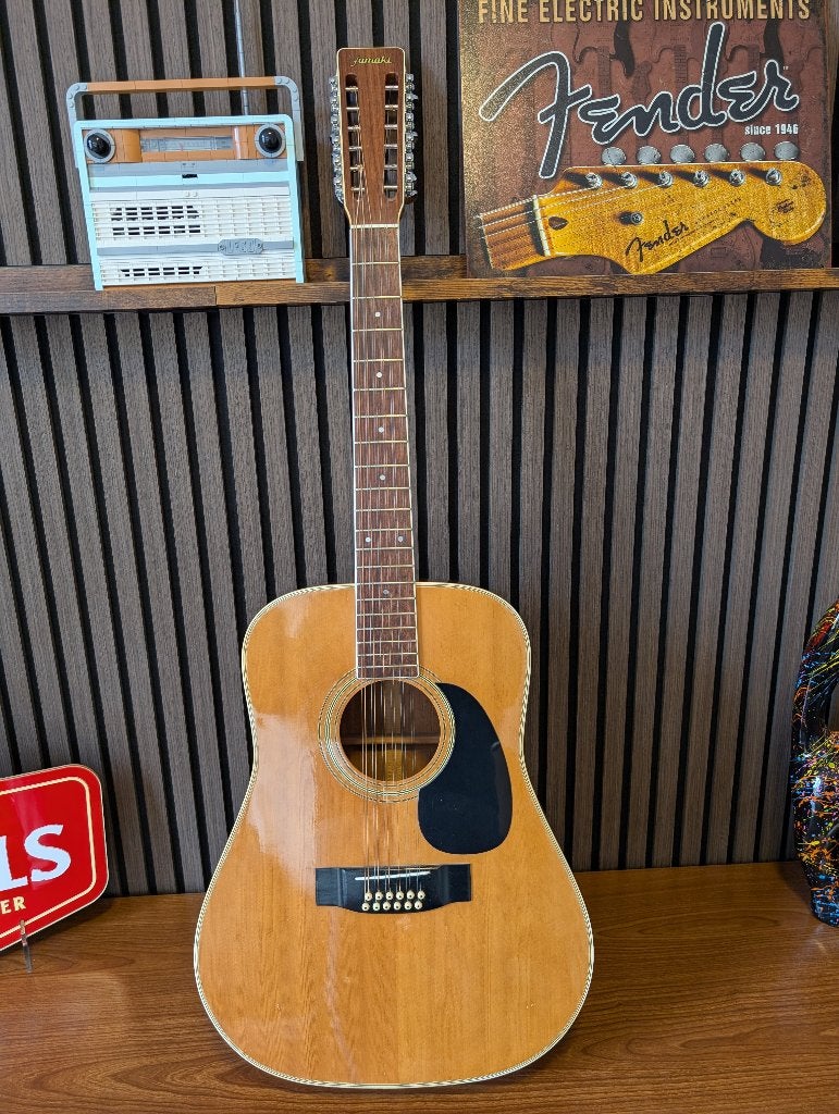 Yamaki YW-35 Jaren 70 Japan 12 snarig, Muziek en Instrumenten, Ophalen, Gebruikt, Western- of Steelstringgitaar, 12-snarig