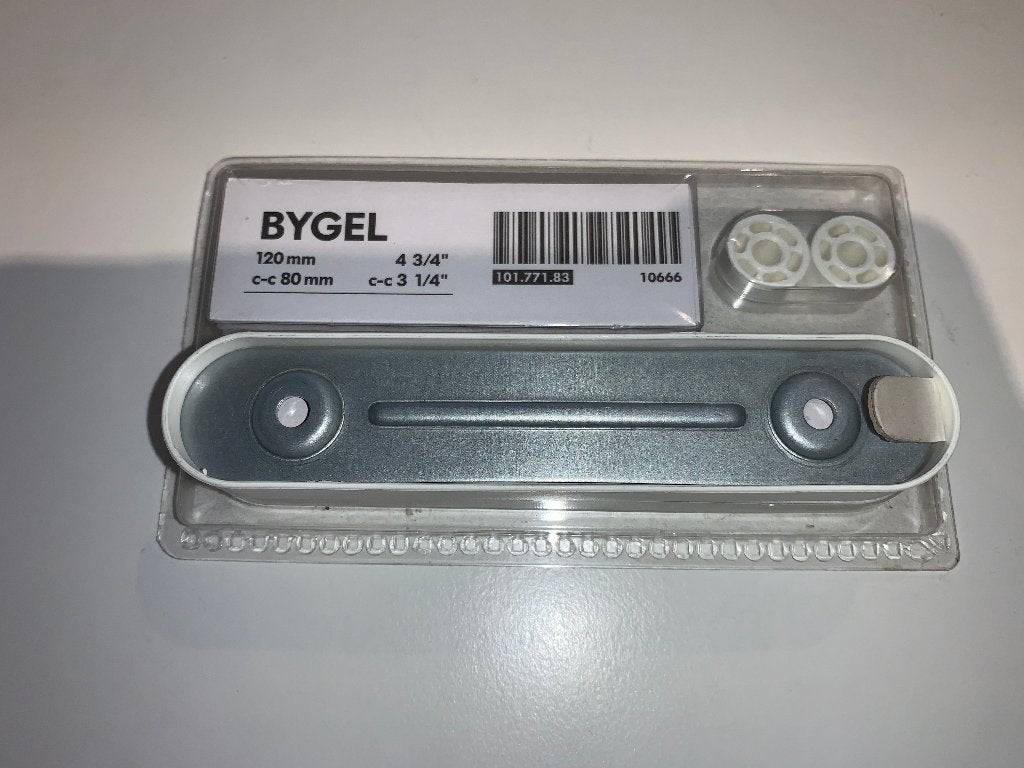 IKEA BYGEL Magnetic Strip Holder White 101.771.83 10666, Ophalen of Verzenden, Gebruikt, Wit