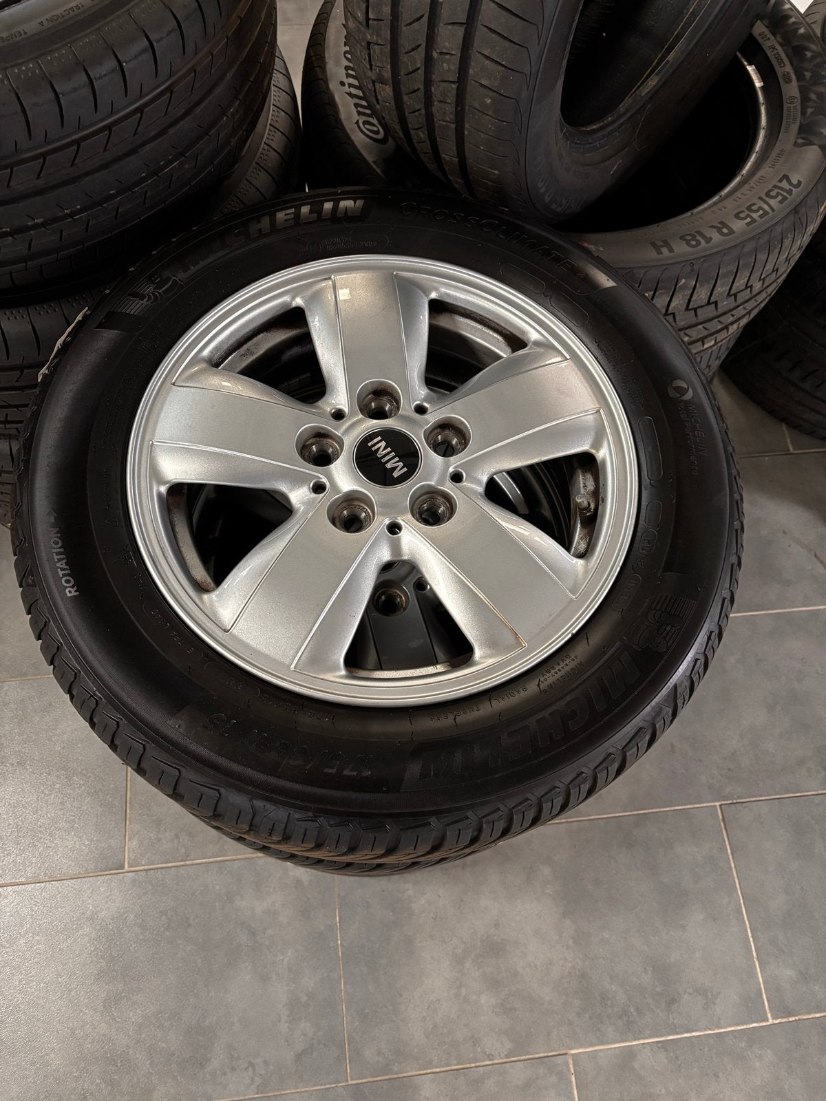 All Season banden set voor Mini 175/65 R15 Michelin, Auto-onderdelen, Ophalen, Gebruikt, 15 inch, 175 mm