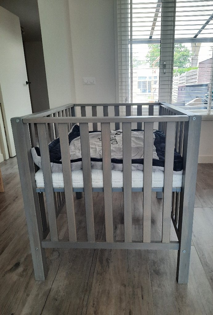 Box Casper Grey 100cm x 79cm, Kinderen en Baby's, Boxen, Ophalen, Zo goed als nieuw, In hoogte verstelbaar