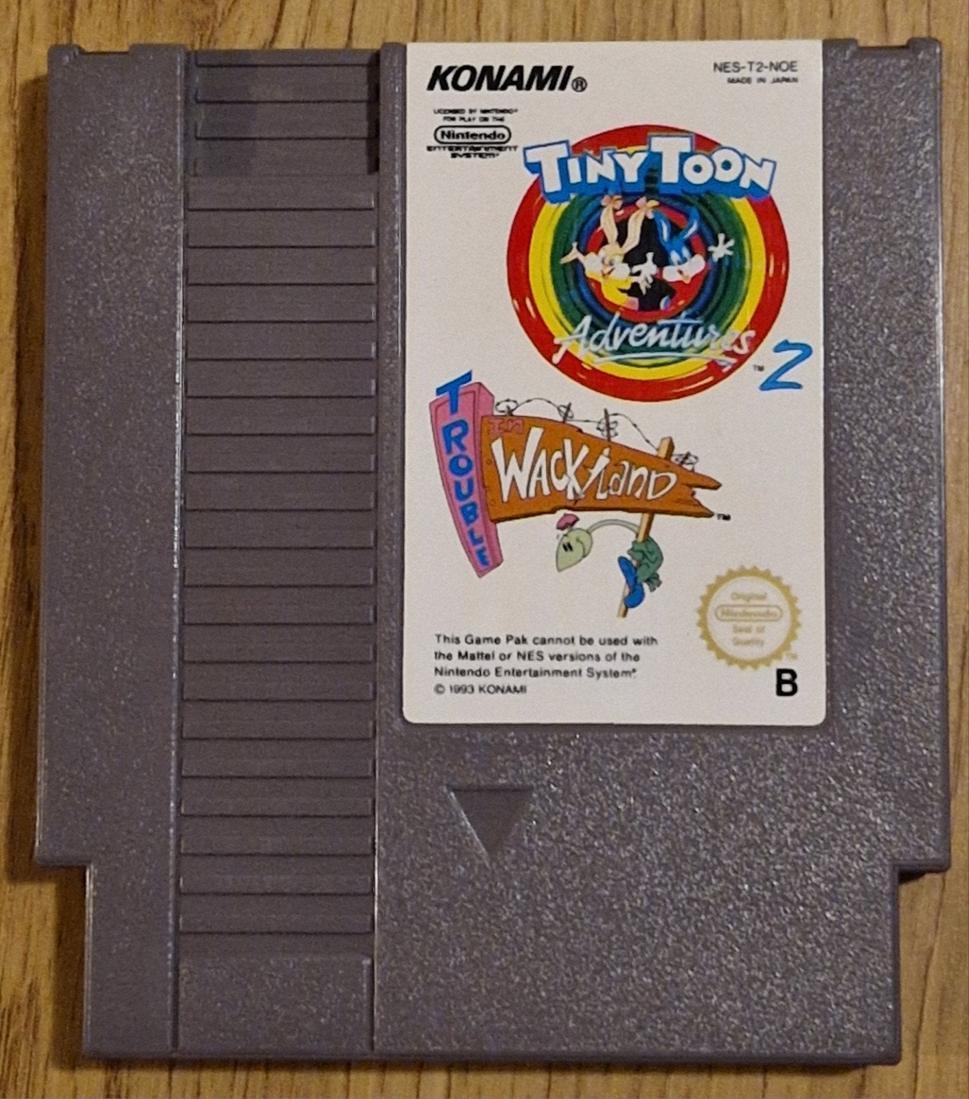 Tiny Toon Adventures 2: Trouble in Wackyland NES, Spelcomputers en Games, Games | Nintendo NES, Gebruikt, Verzenden, 1 speler