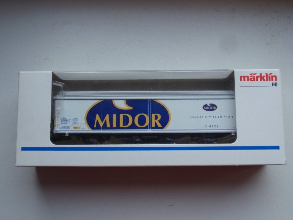 MÄRKLIN SBB Hbis schuifwandwagon MIDOR, Wisselstroom, Ophalen of Verzenden, Märklin, Nieuw